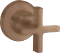 Hansgrohe AXOR Citterio Absperrventil Unterputz mit Kreuzgriff brushed red gold Vorschaubild