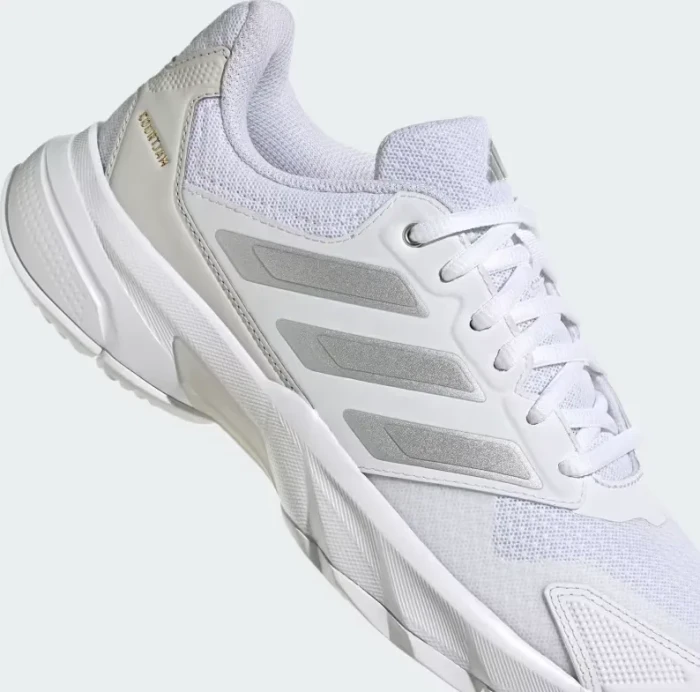 adidas Courtjam Control 3 cloud white/silver metallic/grey one (Herren)