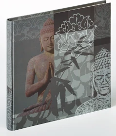 Walther Design Buch Fotoalbum Buddha 26x25 grau