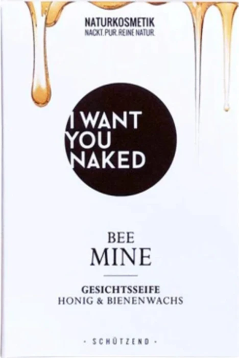 I want you naked Bee Mine Gesichtsseife Honig & Bienenwachs, 100g