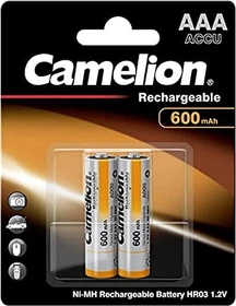 Camelion Rechargeable Micro AAA NiMH 600mAh, 2er-Pack