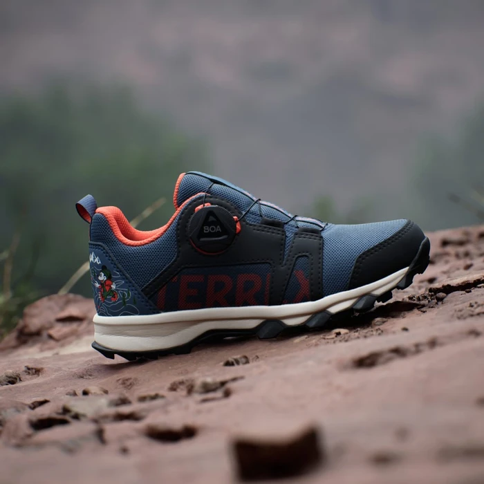 adidas Terrex Agravic BOA wonder steel/core black/semi impact orange (Junior)