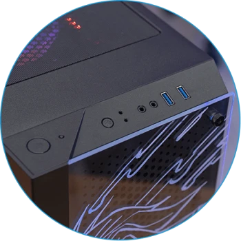 AeroCool Skribble ARGB, Glasfenster
