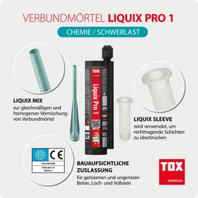 TOX Liquix Pro 1 Verbundmörtel, 345ml