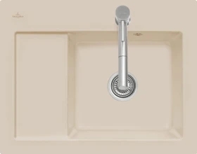 Villeroy & Boch Subway 45 Compact Einbau Becken rechts almond