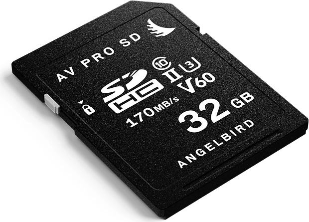 Angelbird AV PRO SD MK2 V60 R170/W105 32GB, UHS-II U3, Class 10, 2er-Pack