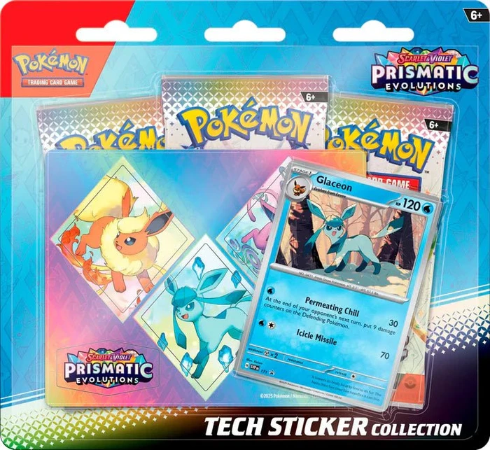 Pokémon - Karmesin & Purpur Prismatische Entwicklungen Tech Sticker Kollektion