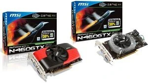 MSI GeForce GTX 460, N460GTX-MD1GD5/OC, 1GB GDDR5, VGA, DVI, HDMI