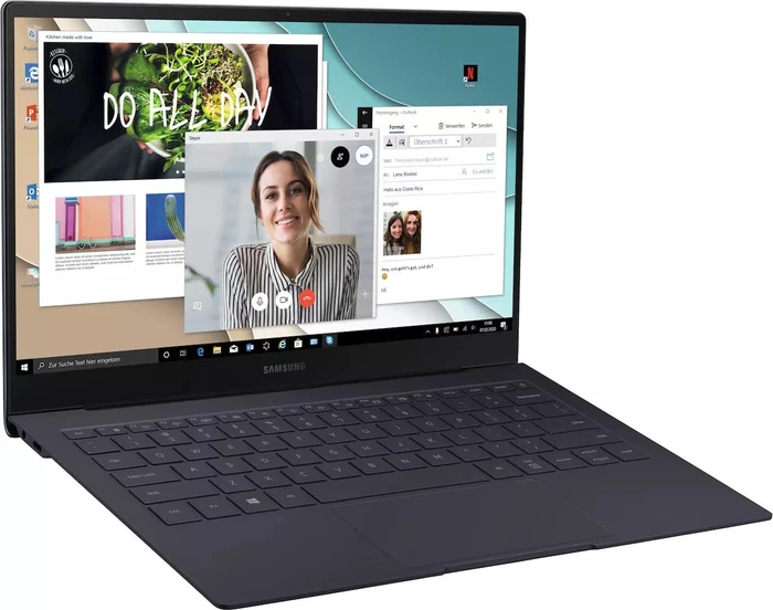 Samsung Galaxy Book S W767, Mercury Grey, 256GB, LTE, DE