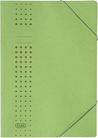 Elba Chic Sammelmappe mit Eckspanner, A4, grün