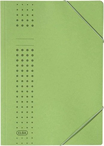 Elba Chic Sammelmappe mit Eckspanner, A4, grün