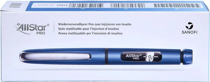 Sanofi AllStar Pro Insulinpen blau