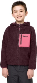 Jack Wolfskin Ice Curl Hood Jacke boysenberry/pink (Junior)
