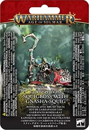 Games Workshop Warhammer Age of Sigmar - Gloomspite Gitz - Squigboss with Gnasha-squig