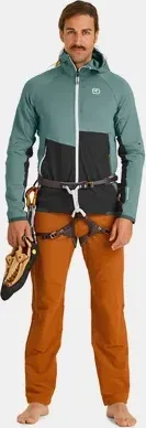 Ortovox Fleece Rib Hoody Funktionsjacke arctic grey (Herren)