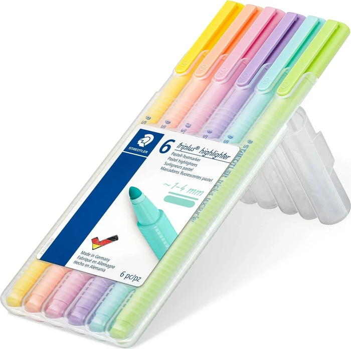 Staedtler triplus Textsurfer 362C sortiert, 6er-Set