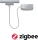 Paulmann URail Schienensystem-Komponente Kabel Einspeisung Zigbee 3.0 1m 100W chrom matt (95670)