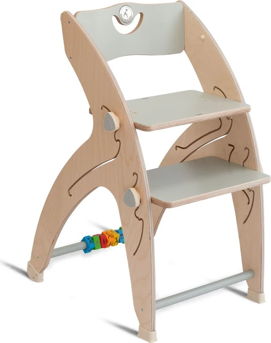 QuarttoLino Hochstuhl grau (HC403)