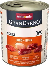 animonda GranCarno Dose Fleisch pur Adult Rind und Huhn, 800g