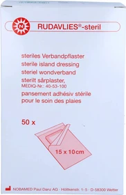 Nobamed Rudavlies steril, 10 x 15cm, 50 Stück