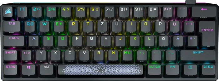 Corsair Gaming K70 PRO MINI Wireless, MX SPEED RGB Silver, USB/Bluetooth, CH