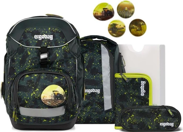 Ergobag Pack MähdreschBär 2025 Schulrucksack-Set, 6-tlg.