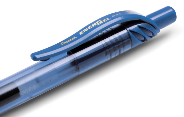 Pentel EnerGel X BL107 0.7mm/0.35mm Gelroller blau/transparent, 3er-Pack