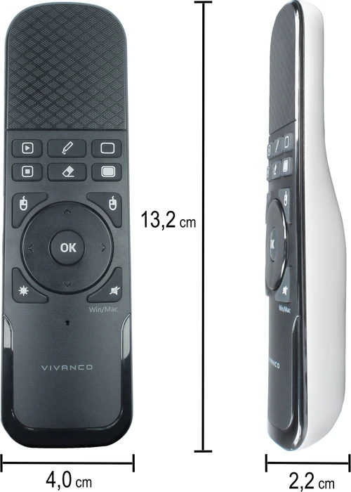 Vivanco IT-WLPRES Wireless Presenter & Mouse schwarz, USB-A