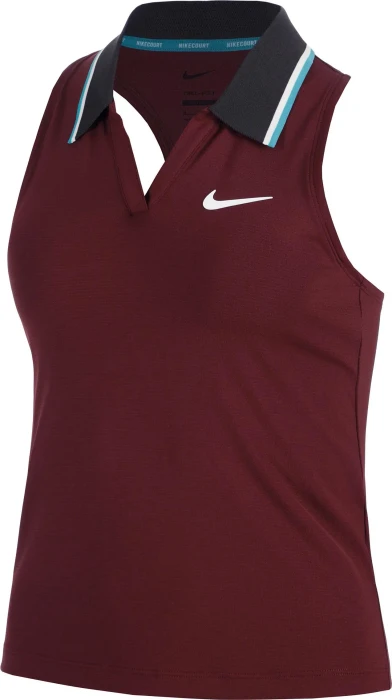 Nike Court Slam Dri-FIT Funktionsshirt ärmellos dark team red/dusty cactus/white (Damen)