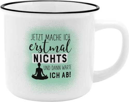 Sheepworld Kaffeebecher Jetzt mache ich erstmal nichts und dann warte ich ab 350ml