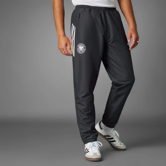 adidas DFB 1996 Woven Trainingshose lang schwarz/weiß