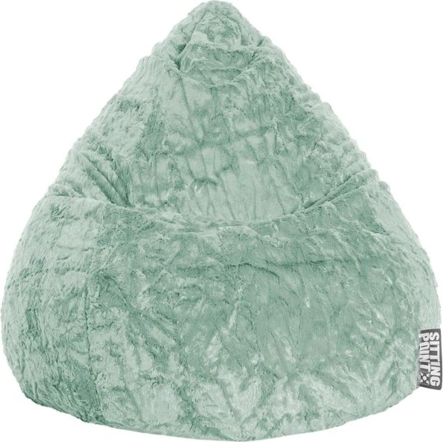 Sitting Point Beanbag Fluffy L Sitzsack salbei