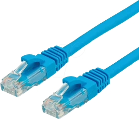 Value Patchkabel, Cat6a, U/UTP, RJ-45/RJ-45, 20m, blau