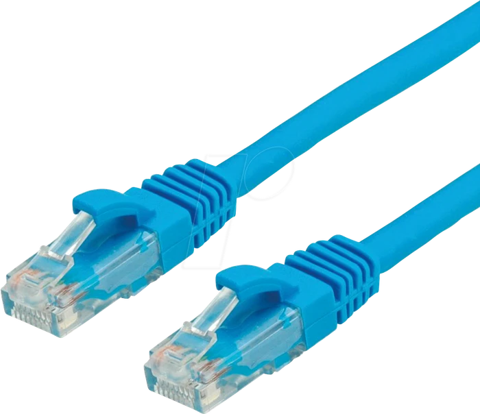 Value Patchkabel, Cat6a, U/UTP, RJ-45/RJ-45, 20m, blau
