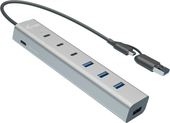 i-tec Charging Metal HUB 7 port, USB-C/USB-A 3.0 [Stecker]