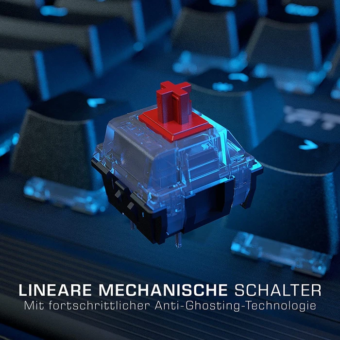 Roccat Pyro, LEDs RGB, schwarz, TTC RED, USB, DE