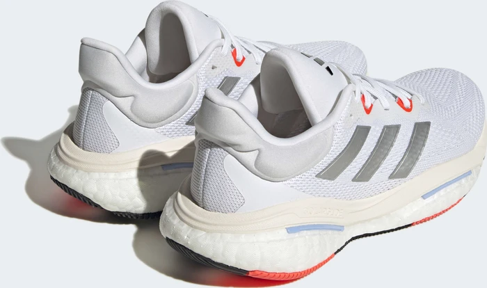 adidas Solarglide 6 cloud white/silver metallic/solar red (Damen)