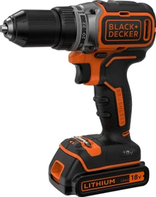 Black&Decker BL186KB Akku-Bohrschrauber inkl. Koffer + 2 Akkus 1.5Ah