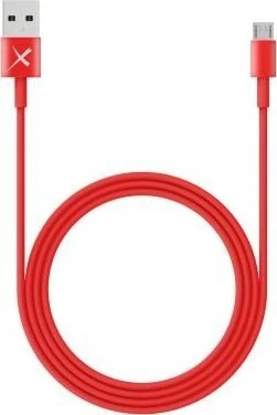 XLayer Colour Line USB-A/Micro-USB-B 1.0m rot