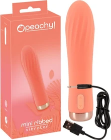 You2Toys Peachy Mini Ribbed Vibrator
