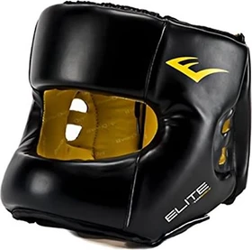 Everlast Elite Headgear Kopfschutz schwarz