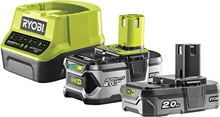 Ryobi RC1820-242 Starterset 18V, 2.0/4.0Ah, Li-Ionen, 2 Akkus [6.0Ah] [108Wh]