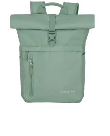 Travelite Basics Rollup Laptoprucksack, 15.6", hellgrün
