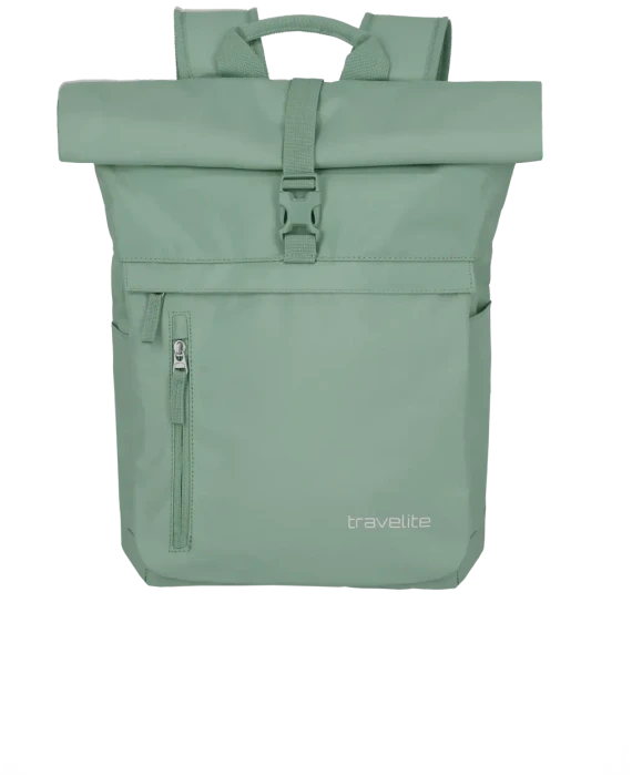 Travelite Basics Rollup Laptoprucksack, 15.6", hellgrün