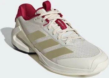 adidas Adizero Ubersonic 5 chalk white/ice gold met./legend ink (Herren)