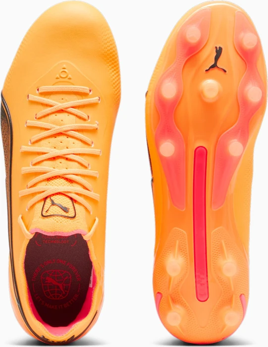 Puma King Ultimate FG/AG sun stream/puma black/sunset glow (Damen)