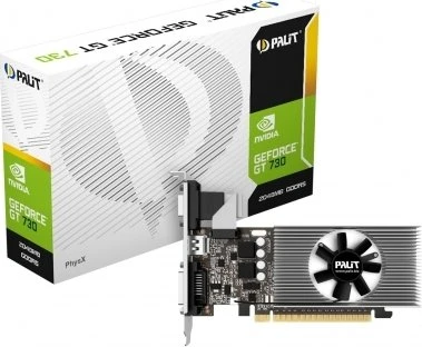 Palit GeForce GT 730, 2GB GDDR5, VGA, DVI, HDMI