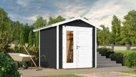 Weka 224 A 205x209cm Gerätehaus anthrazit