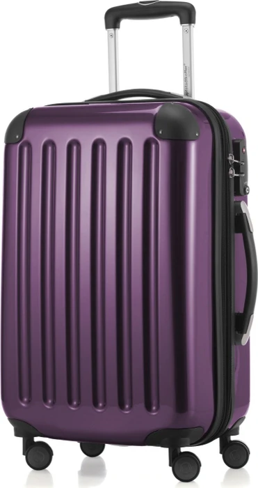 Hauptstadtkoffer Alex TSA Spinner erweiterbar 55cm aubergine glänzend