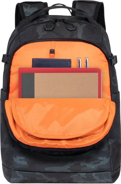 RivaCase 7631 Sherwood ECO 15.6" Laptop-Rucksack, navy camo